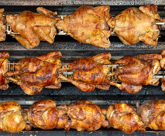 Poulets rôtis à Jurançon aux portes de Pau